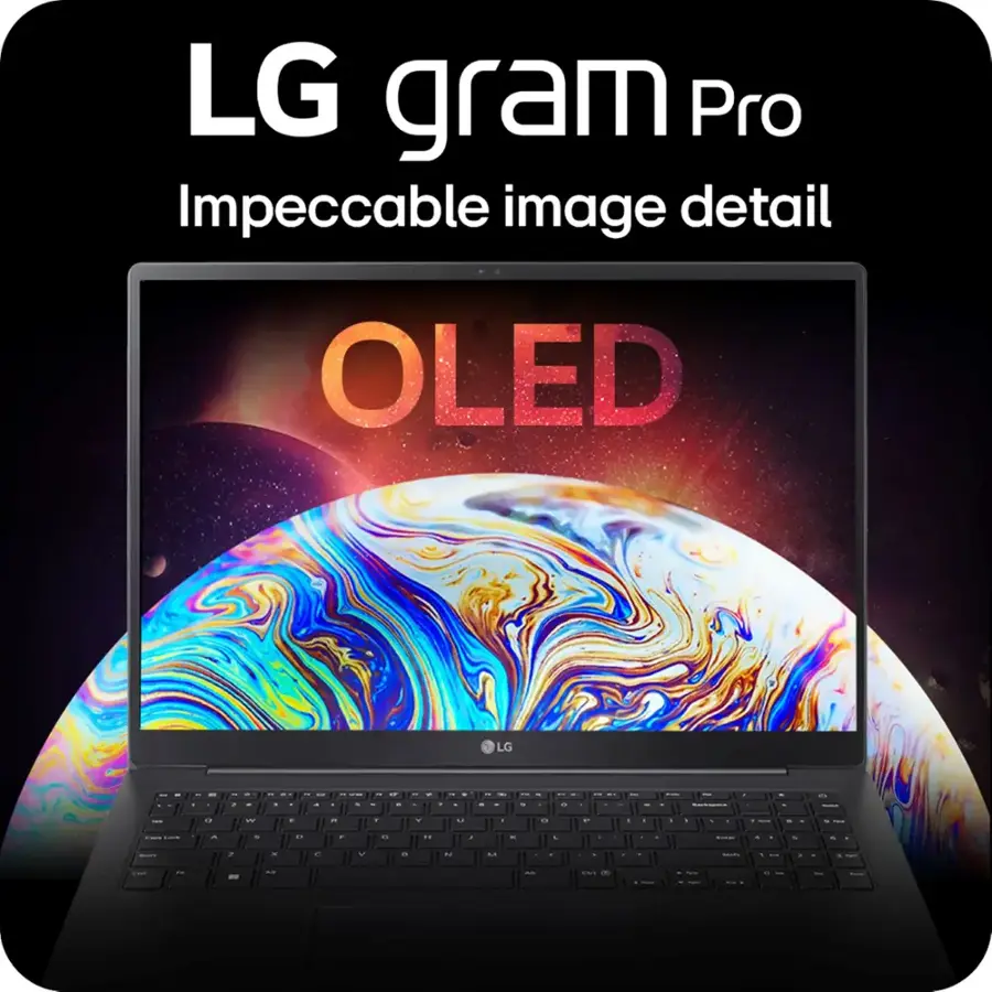 LG gram Pro Impeccable image detail OLED LG.