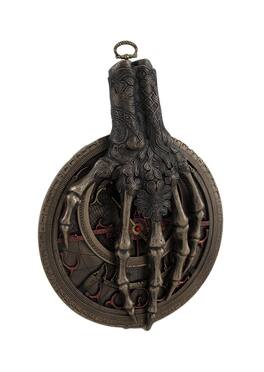 Veronese Design - Skeletal Hand On Astrolabe Bronzed Wall Hanging Steampunk Gothic - Bronze