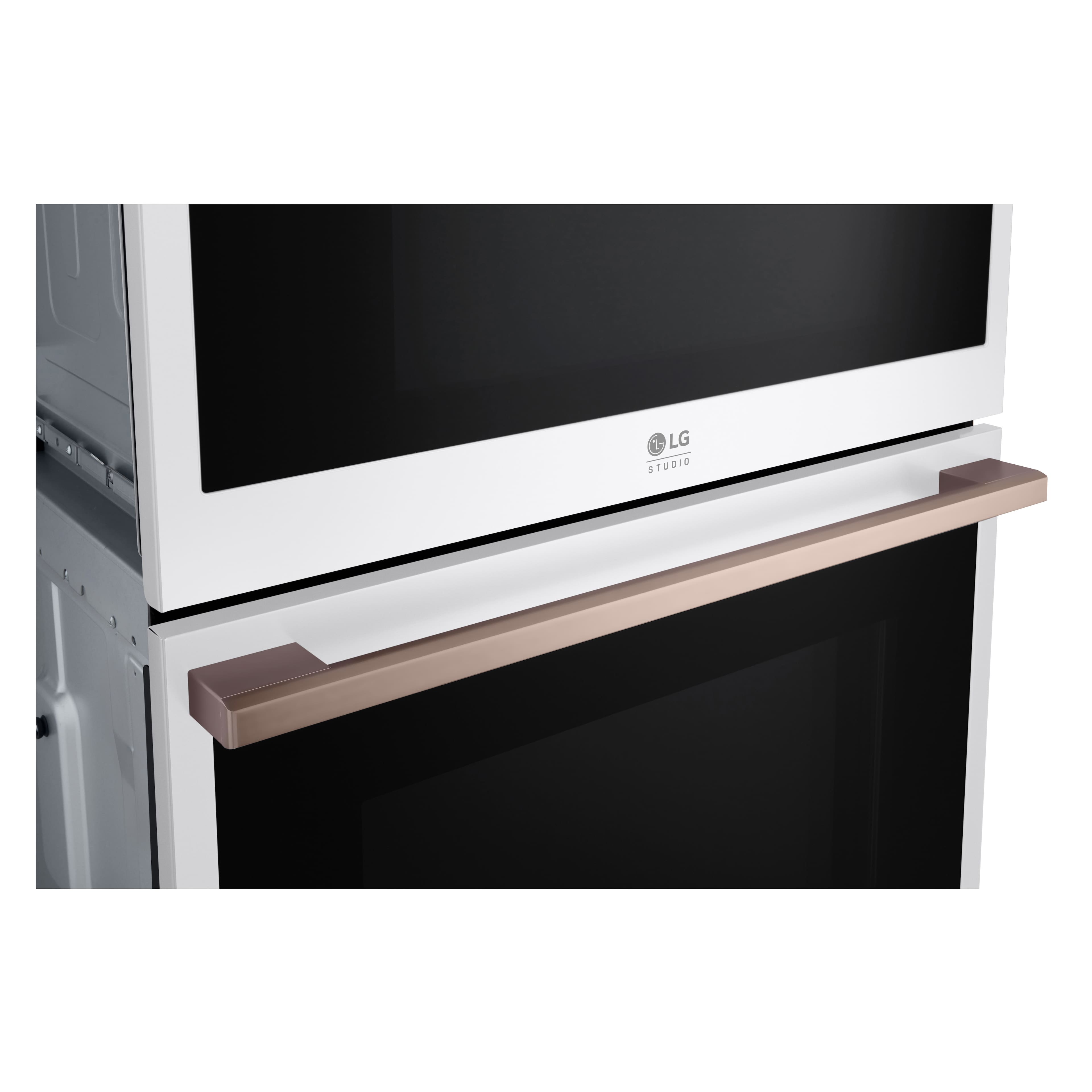 Alt View 23. LG - STUDIO 30" Smart Built-In Electric Convection Combination Wall Oven with Microwave and Sous Vide - Essence White.