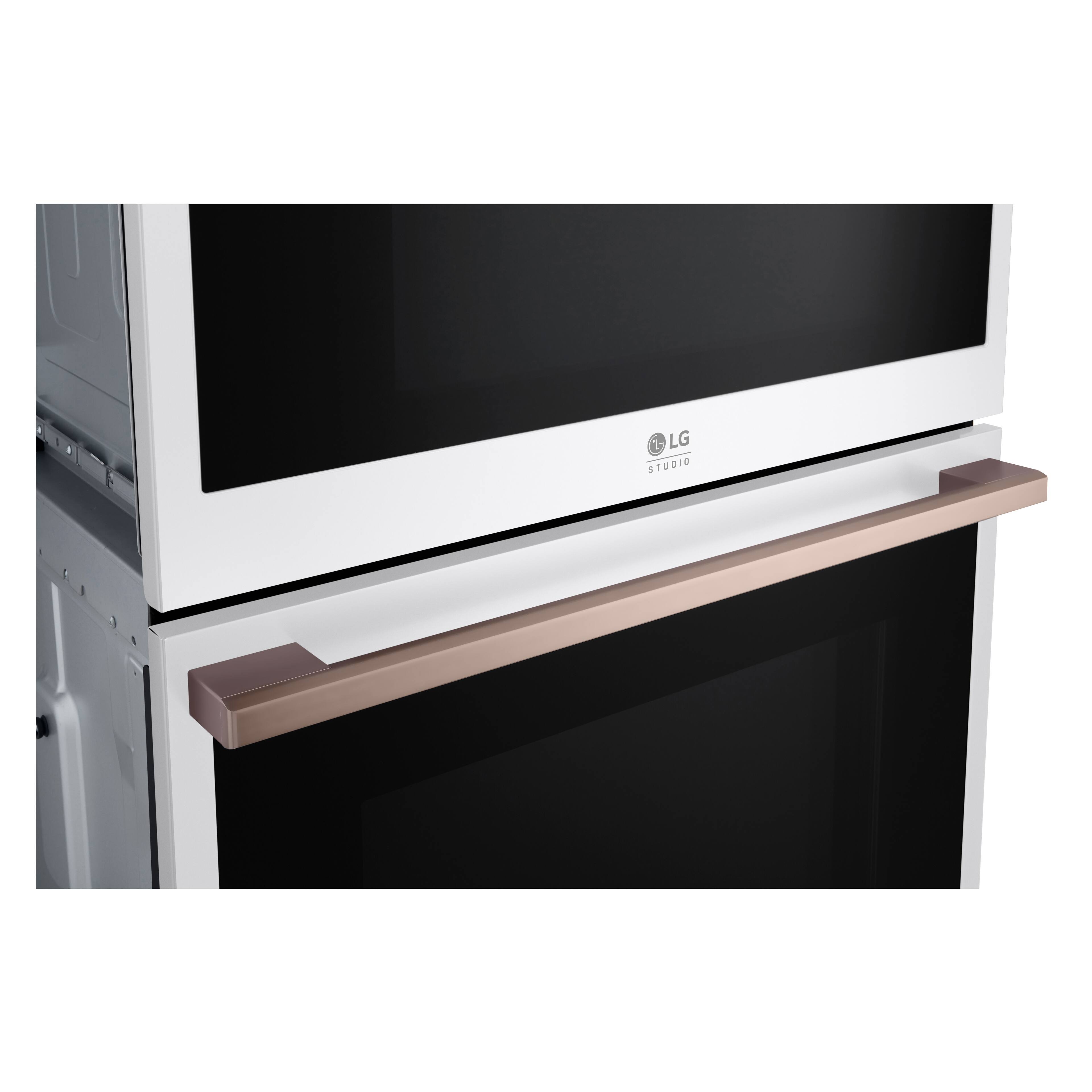 Alt View 23. LG - STUDIO 30" Smart Built-In Electric Convection Combination Wall Oven with Microwave and Sous Vide - Essence White.