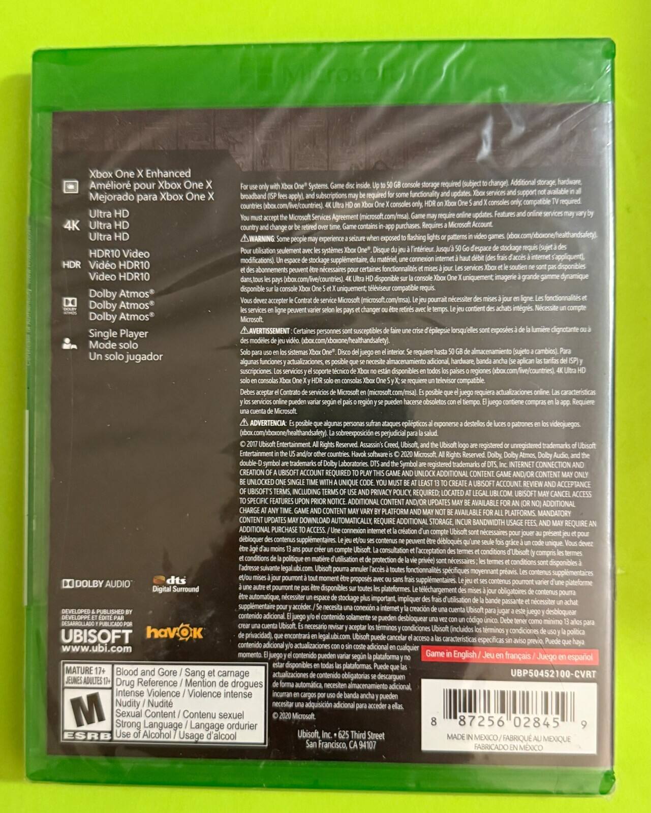 Xbox One Enhanced, Amlior pour Xbox One, Mejorado para Xbox One, Ultra HD, Ultra HD, Ultra HDR10 Video, HDR Vido HDR10 Video, HDR10 Video, Dolby Atmos, Dolby Atmos, Dolby Atmos, Single Player, Mode solo, solo jugador, Systems storage required, change), storage, broadband subscriptions required, functionality updates, support consoles, consoles, countries, Microsoft Agreement, change, purchases, Requires Microsoft, country, WARNING, experience, exposed flashing patterns, utilisation, seulement, systmes, Fintrieur, Cupeul, despace stockage matriel, connexion, abonnements peuvent ncessaires, certaines fonctionnalits, disponible uniquement, disponible uniquement, nHviseur, compatble Micresof, pourrait ncessiter, peuvent changet, AVERTISSEMENT, personnes susceptibles exposes, requiere bsugjeto aliguras, adtualizaciones, suscripciones disponibles, regiones Microsof, posible requiera actualizaciones, pueden reginy, pueden obsoletos tempo contiene, compras, Microsoft, ADVERTENCIA, aligunas personas exponerse de