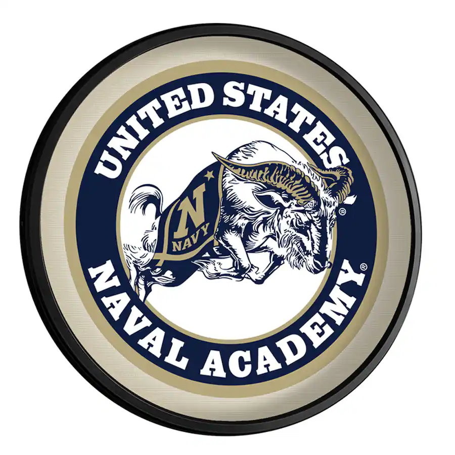 Fan Signa The Fan Brand Navy Midshipmen 18'' x 18'' Mascot Slimline Illuminated ...