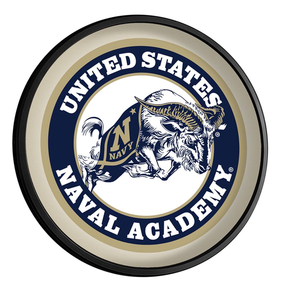 Navy Midshipmen 18'' x 18'' Mascot Slimline Illuminated Wall Sign