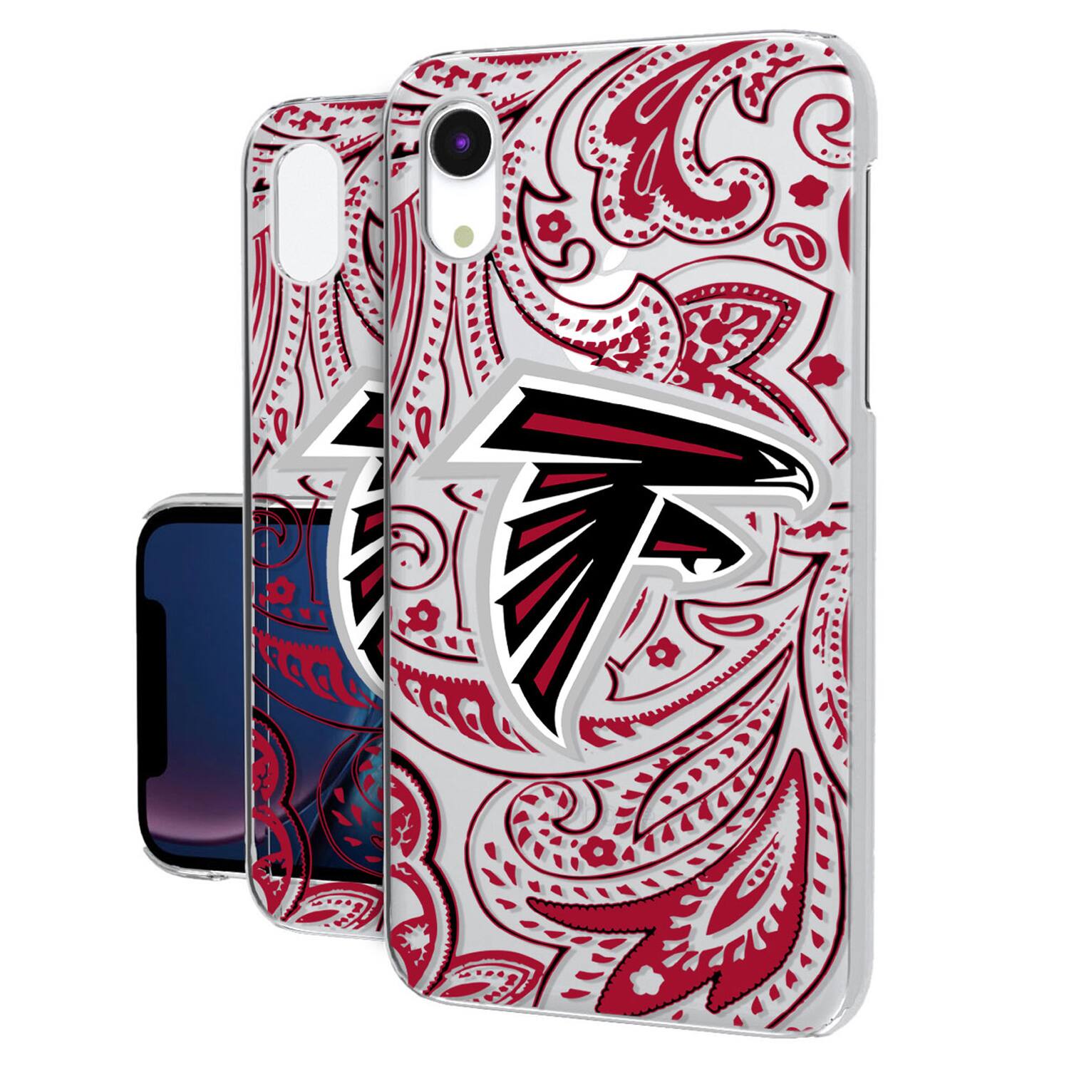 Keyscaper - NFL - Atlanta Falcons iPhone Clear Paisley Design Case - 14 Pro - Multicolor price history on PriceWatchPro