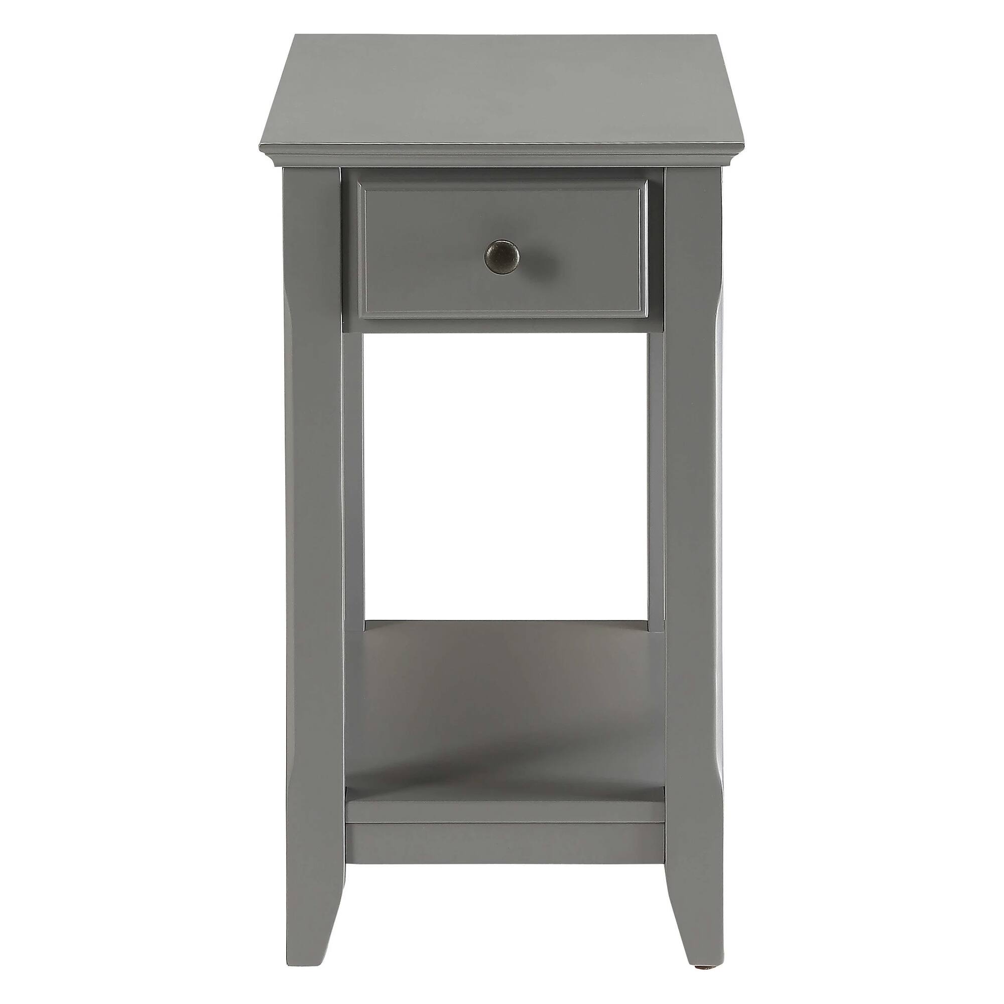 Alt View 1. Manhattan Lane - Astonishing Side Table - Gray.