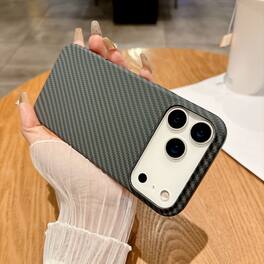 Dteck - Magnetic Case for Apple iPhone 17 Pro Max,Mag Safe Compatible,Ultra-Slim Carbon Fiber Texture Hard Shell Cover - A