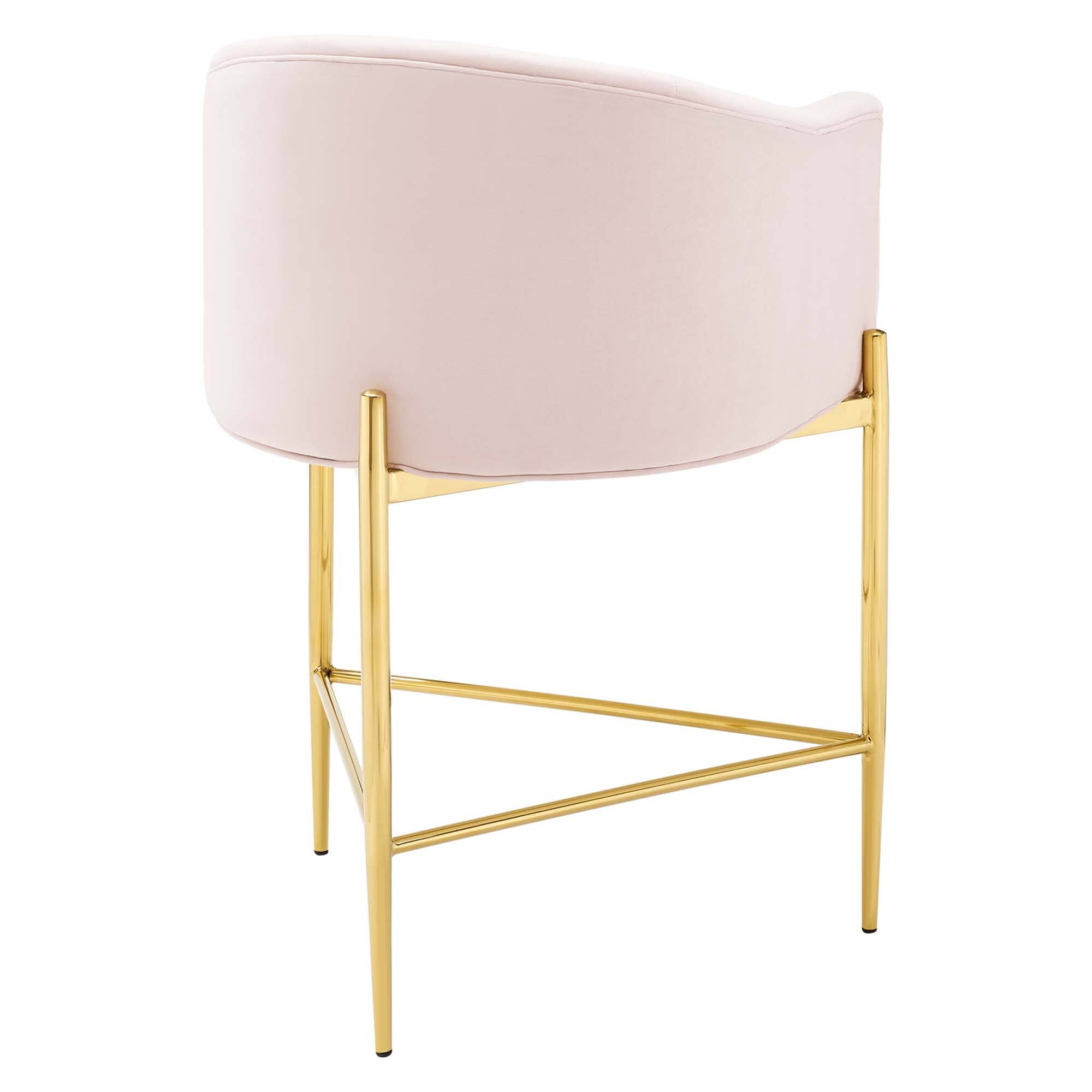 Alt View 2. Modway - Savour Tufted Counter Stool by Modway - Pink.