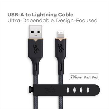 USB-A to Lightning Cable  
Ultra-Dependable, Design-Focused  
Made for iPhone iPad iPod