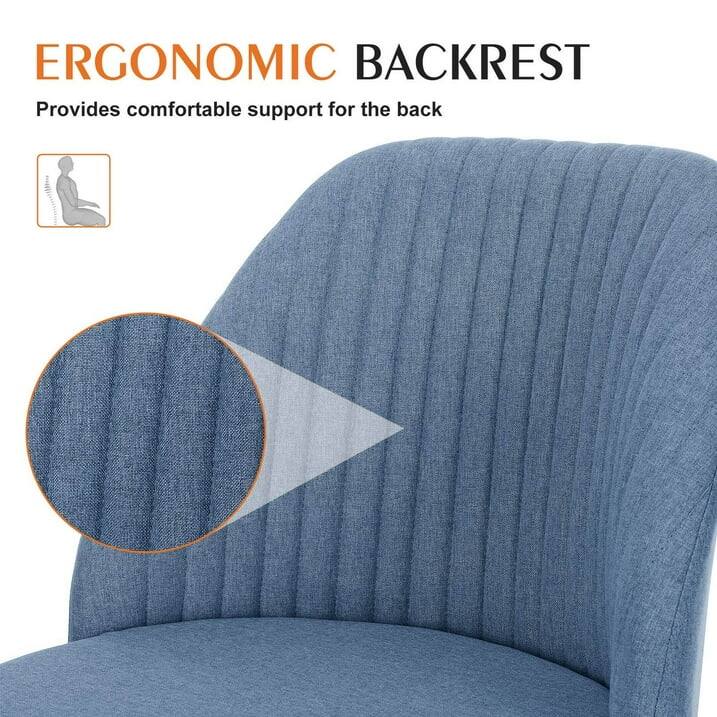 ERGONOMIC BACKREST  
Provides comfortable support for the back