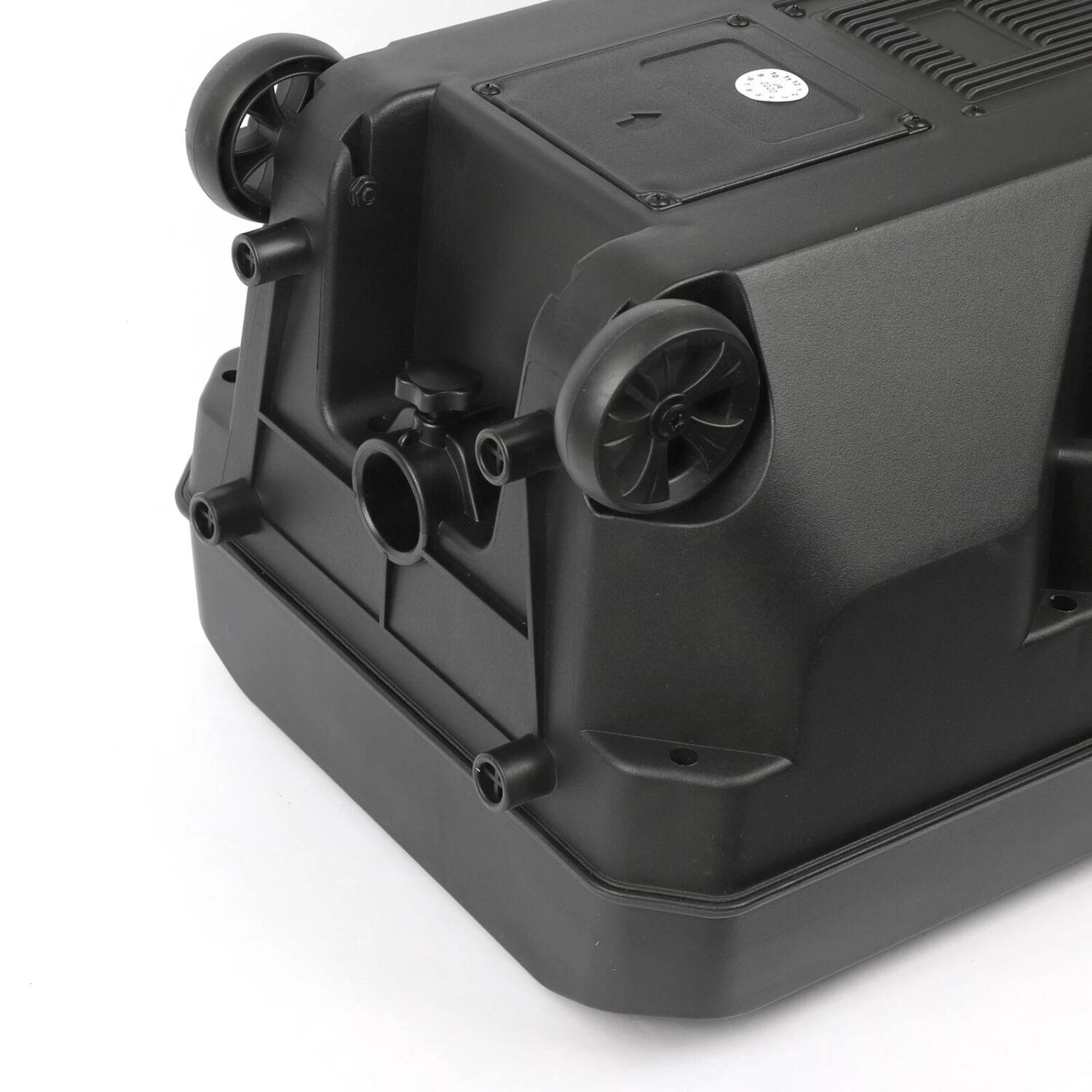 Back. Stock Preferred - Portable 12” Bluetooth Party Speaker with Mic - Black.