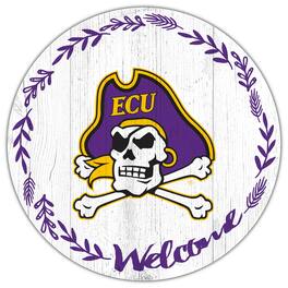 Fan Creations - ECU Pirates 12" Welcome Circle Sign - Multicolor