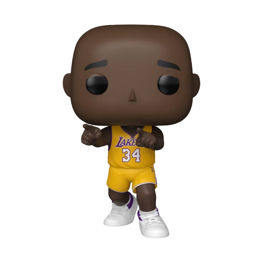 Angle. Funko - Shaquille O'Neal - Funko POP! NBA: Lakers - Shaq ('00 WCF Celebration)   - Collectibles - Multicolor.