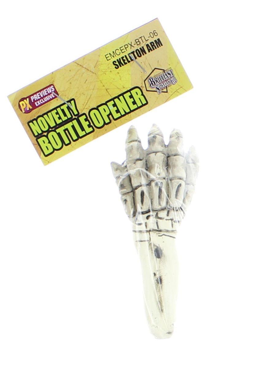 EMCEPX-BTL-06 SKELLTON ARM BRILLIANT PREVIEWS PX OPENER NOVELTY BOTTLE