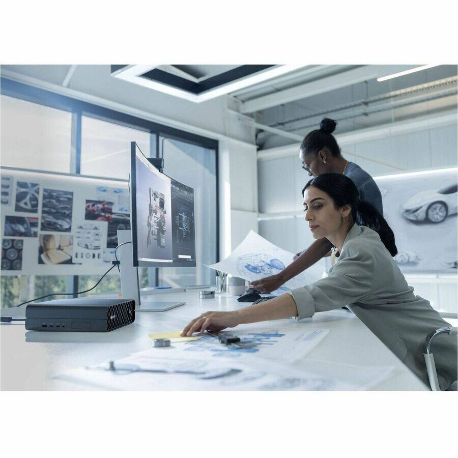 Alt View 4. HP - HP Z2 Mini G1i Workstation - Intel Core Ultra 7 265K - 32 GB - 1 TB SSD - Mini PC - Black - Intel W880 Chip - Windows 11 - Black.