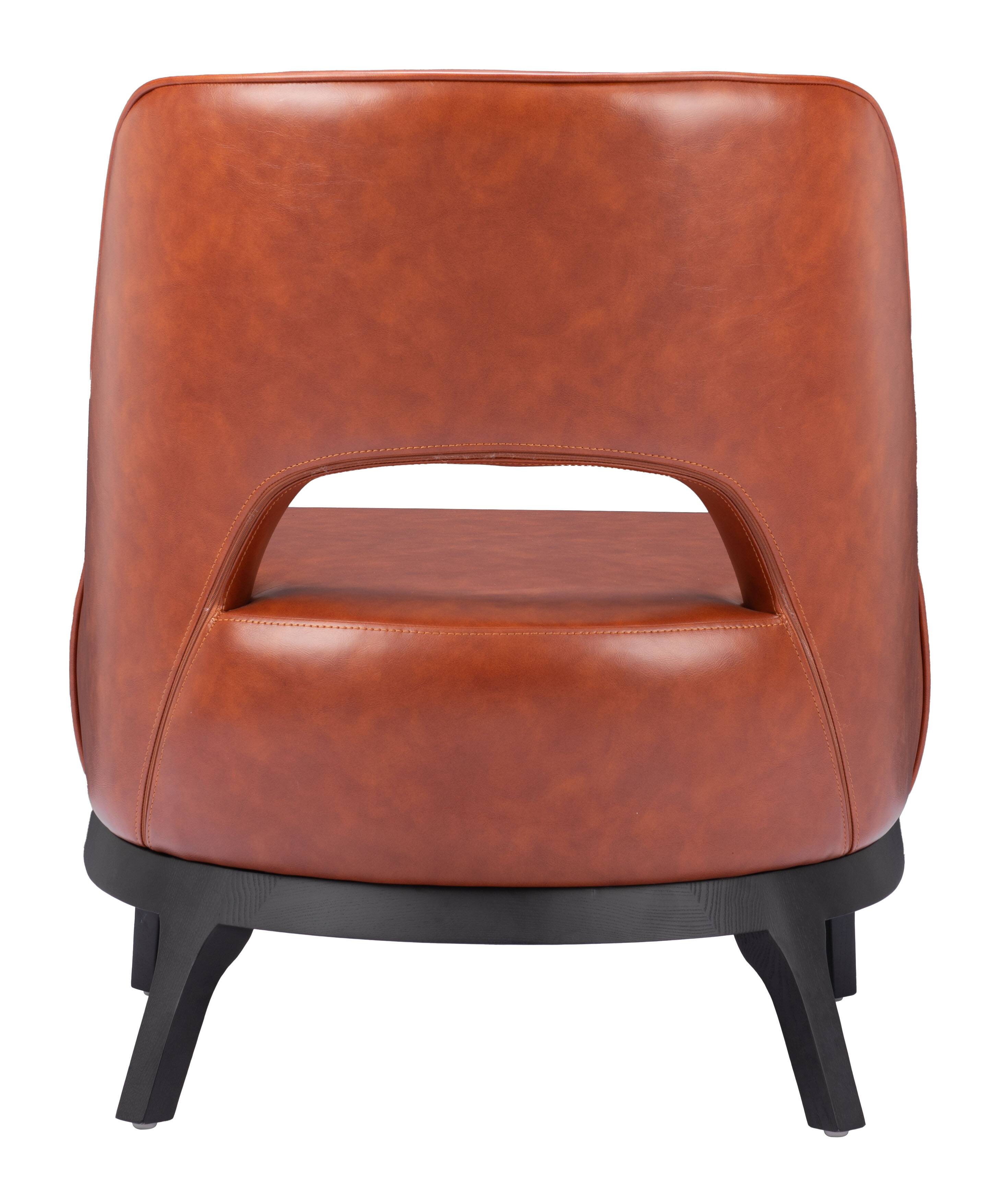 Alt View 2. Hivvago - Mistley Accent Chair Brown - Brown.