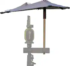Front. XbotGo - Weather Guard Umbrella, Lightweight Protection for Outdoor Sports, Safeguards Gimbal/Chameleon from Rain - Black.