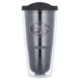 Tervis - San Francisco 49ers 24oz. Blackout Classic Tumbler - Multicolor