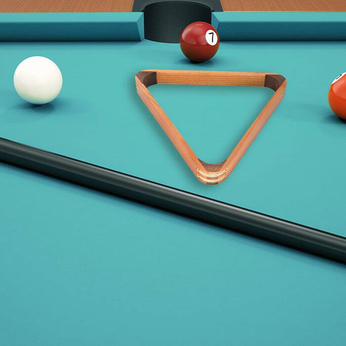 Alt View 2. GSE Games & Sports Expert - 2-Tone Solid Wood 8-Ball Triangle Ball Rack for 2-1/4" Pool Balls, Billiard Ball Rack for Pool Table - two-tone.