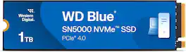 Western Digital - WD WDS100T4B0E 1TB Blue SN5000 NVMe Internal Solid State Drive SSD