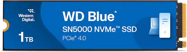 WD Blue
SN5000 NVMe™ SSD
1 TB
PCle® 4.0
Western Digital