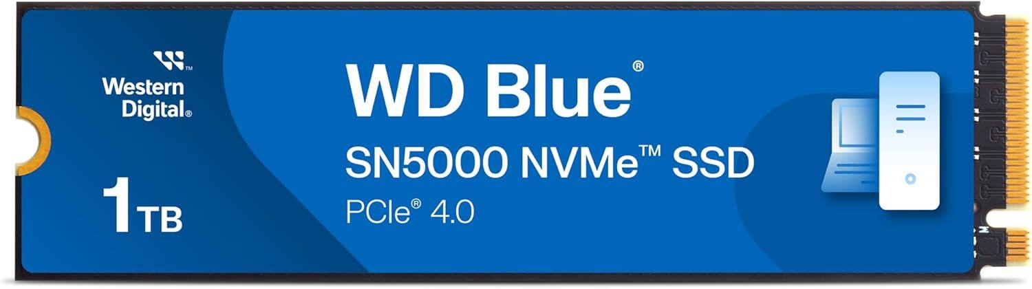 WD Blue  
SN5000 NVMe™ SSD  
1 TB  
PCle® 4.0  
Western Digital