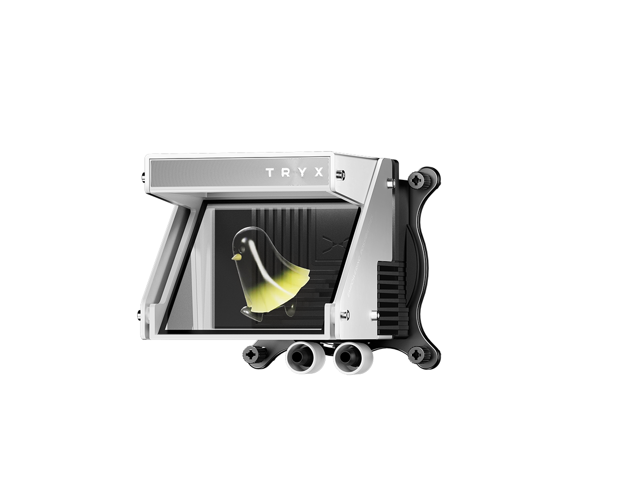 Alt View 7. TRYX - HOLO ARGB 360mm Holographic AIO Liquid Cooler - White.