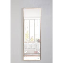 Elegant Decor - Metal frame Rectangle Mirror 18 inch - Brass