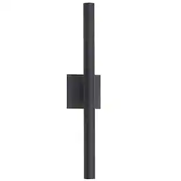 Umeiluce - Modern Aluminum LED outdoor Wall Light Waterproof Triac Dimming Cylinder Wall Sconces - Matte Black