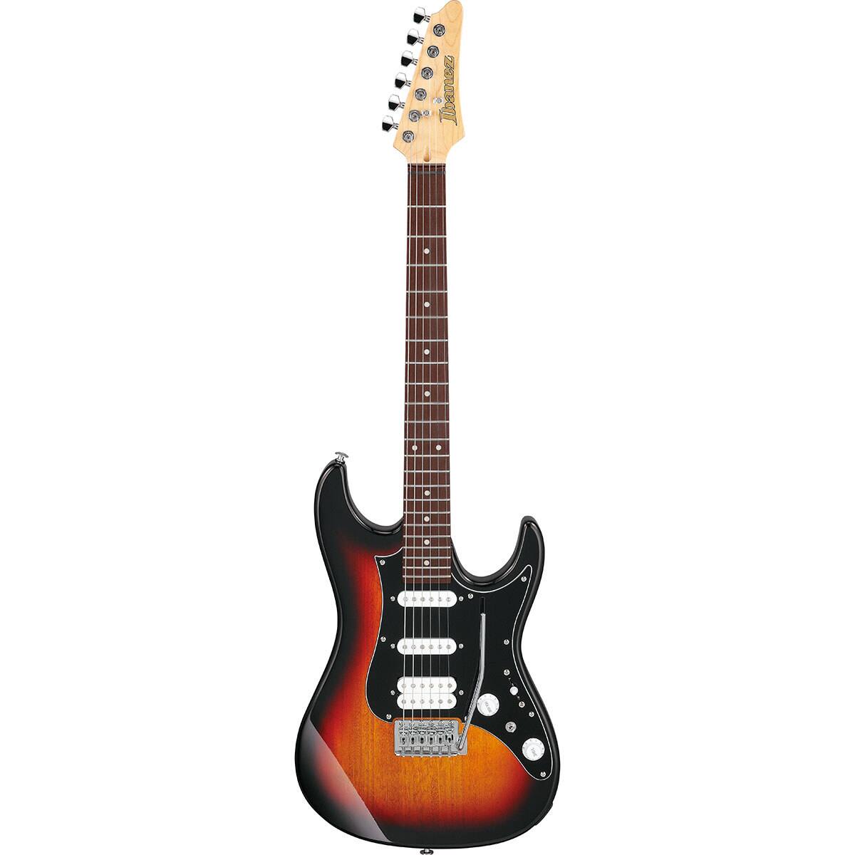 Front. Ibanez - Ibanez AZES Standard Series AZES40B Electric Guitar - Three Tone Sunburst.