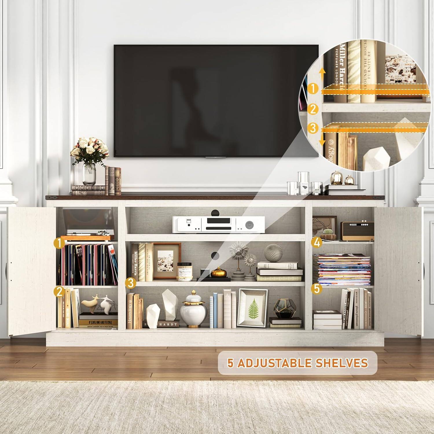 1. Miller & Harris HOUSE E GUND FURNITURE
2. 3 {8 MOTTOreN - - 1 2 Miller Harris
3. 4 5
4. - RDT D. 5 ADJUSTABLE SHELVES