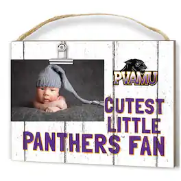 Jardine - Prairie View A&M Panthers 8'' x 10'' Cutest Little Fan Weathered Team Logo Clip Photo Frame - White