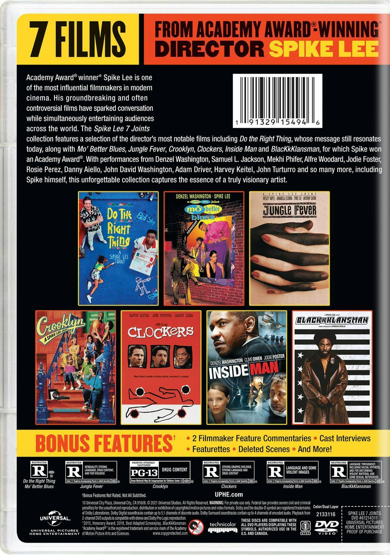 Angle. Spike Lee 7 Joints Collection (DVD Set) [DVD].
