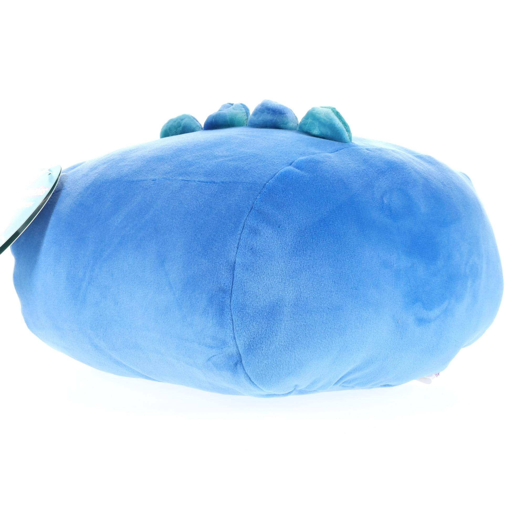 Alt View 2. Kellytoy - Squishmallow 8 Inch Stackable Plush | Brody the Dark-Blue Dinosaur - Blue.