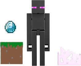 Mattel - Minecraft 3.25'' Enderman Figure with Accessories - COLLECTIBLES - Multicolor