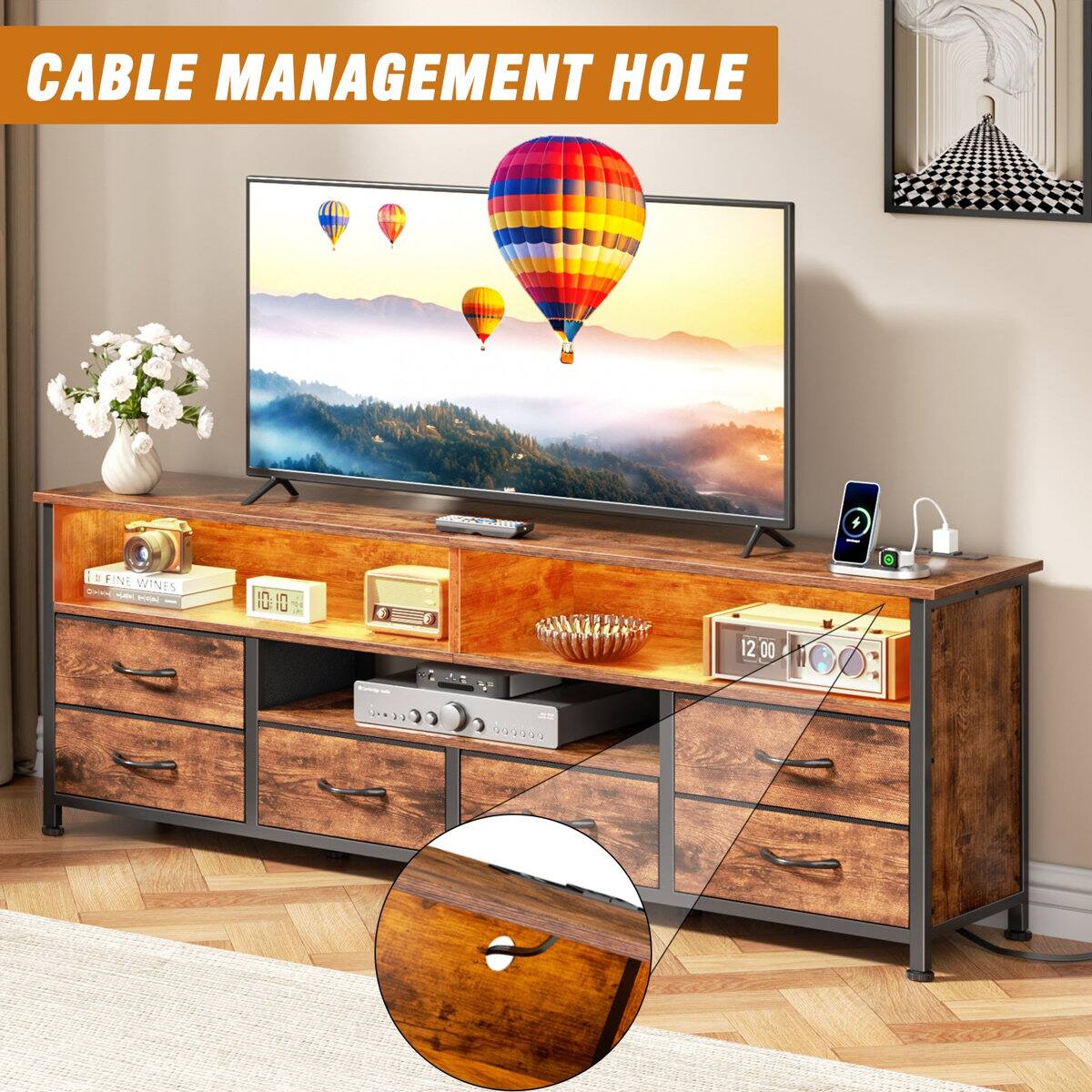 CABLE MANAGEMENT HOLE