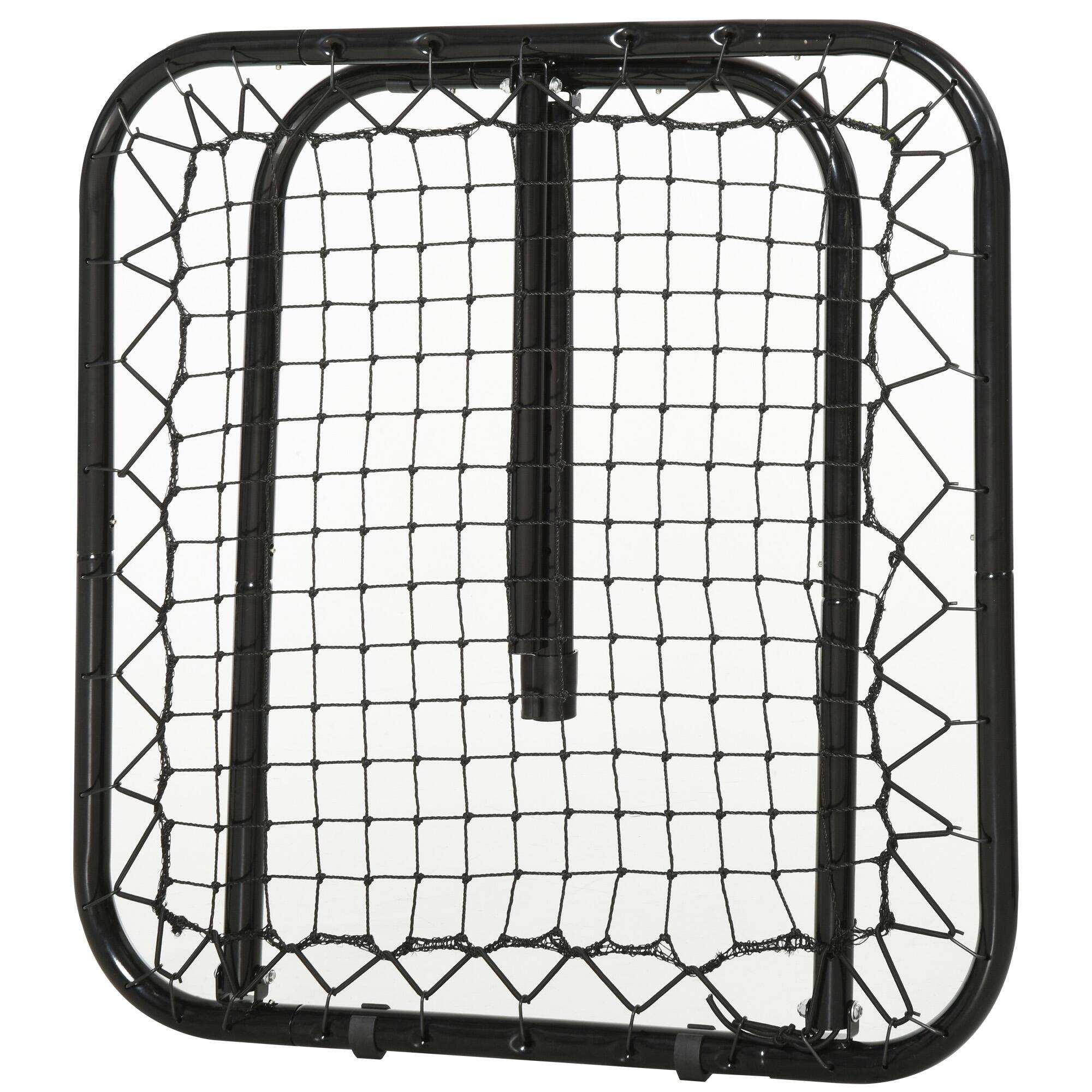 Alt View 7. Soozier - Soccer Rebounder Net, 3' x 3', Angle Adjustable Portable Training Goal Net with Quick Folding Design - Black.