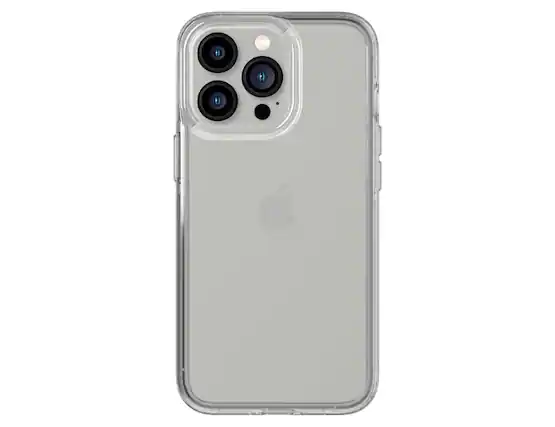 Front. Tech21 - Tech21 Evo Clear Crystal Clear Phone Case for iPhone 13 Pro - Clear.