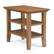 Front. Simpli Home - Acadian Narrow Side Table - Light Golden Brown.