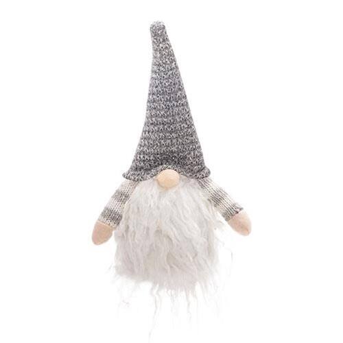 Left. BreeBe - *Red/Grey Santa Gnome Ornament 2 Asstd. - Multi.