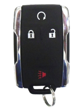 Car Keys Express - GM Keyless Entry Remote - 4 Buttons (Lock, Unlock, Remote Start, and Panic) - Black