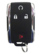 Front. Car Keys Express - GM Keyless Entry Remote - 4 Buttons (Lock, Unlock, Remote Start, and Panic) - Black.