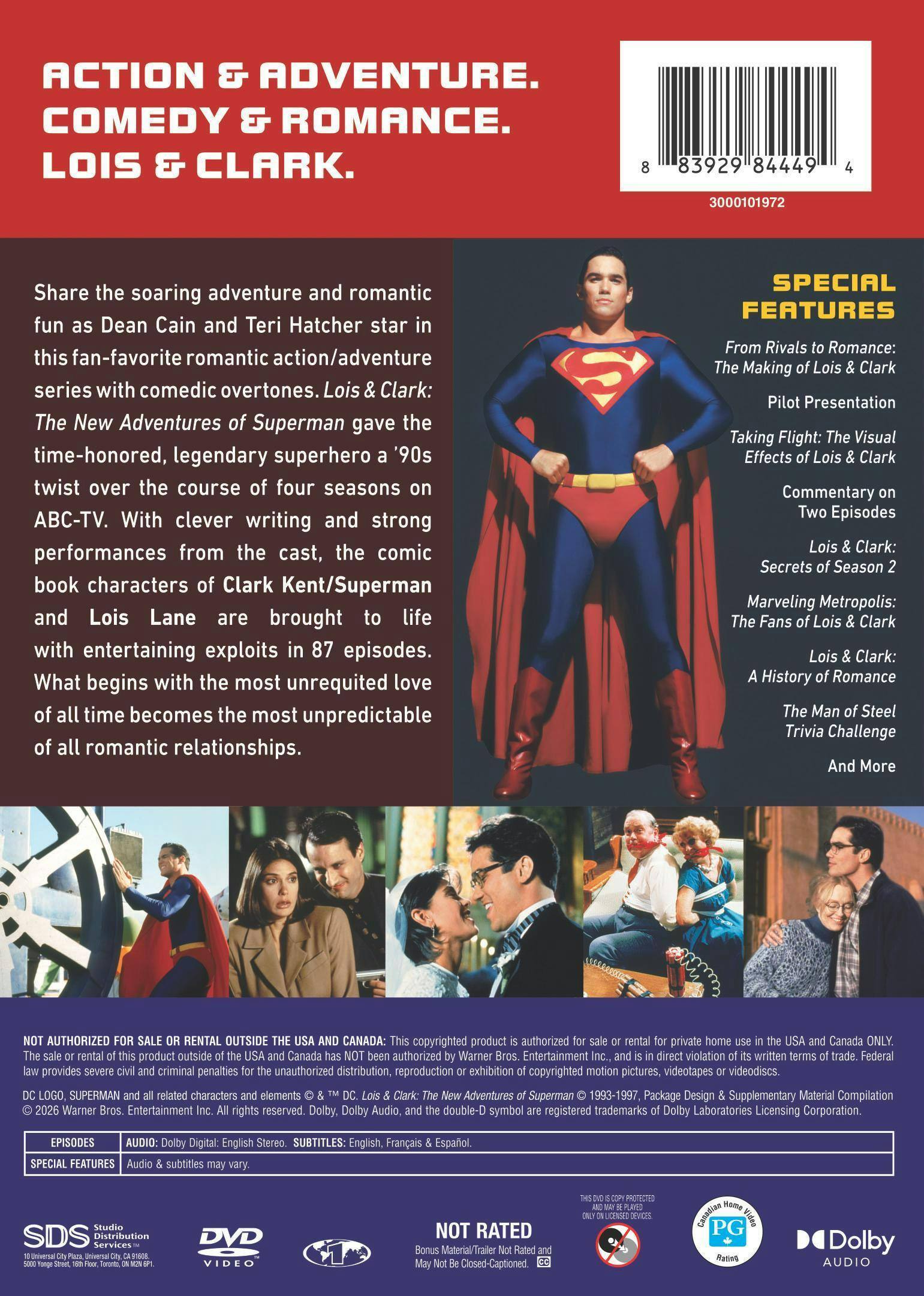 Back. Lois & Clark: The New Adventures of Superman The Complete Series [DVD].