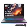 ASUS - Upgraded - ROG Strix G18 18" WUXGA Gaming Laptop,Intel i9-14900HX,64GB RAM,GeForce RTX 5070,4TB SSD+1TB Dock Set,Win 11 - Gray