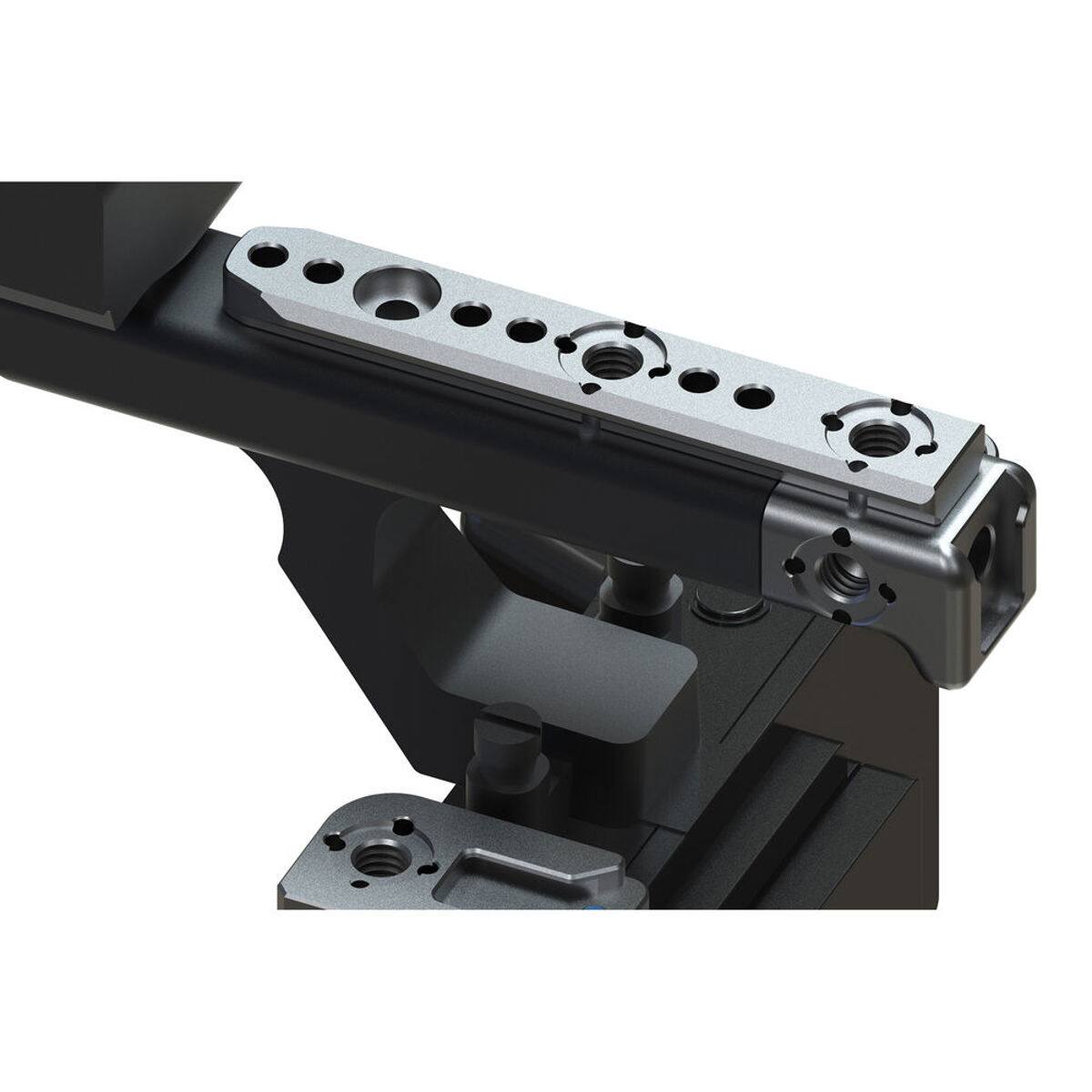 Front. Kondor Blue - Kondor Blue XLR Handle Extension for Sony FX3, Space Gray.