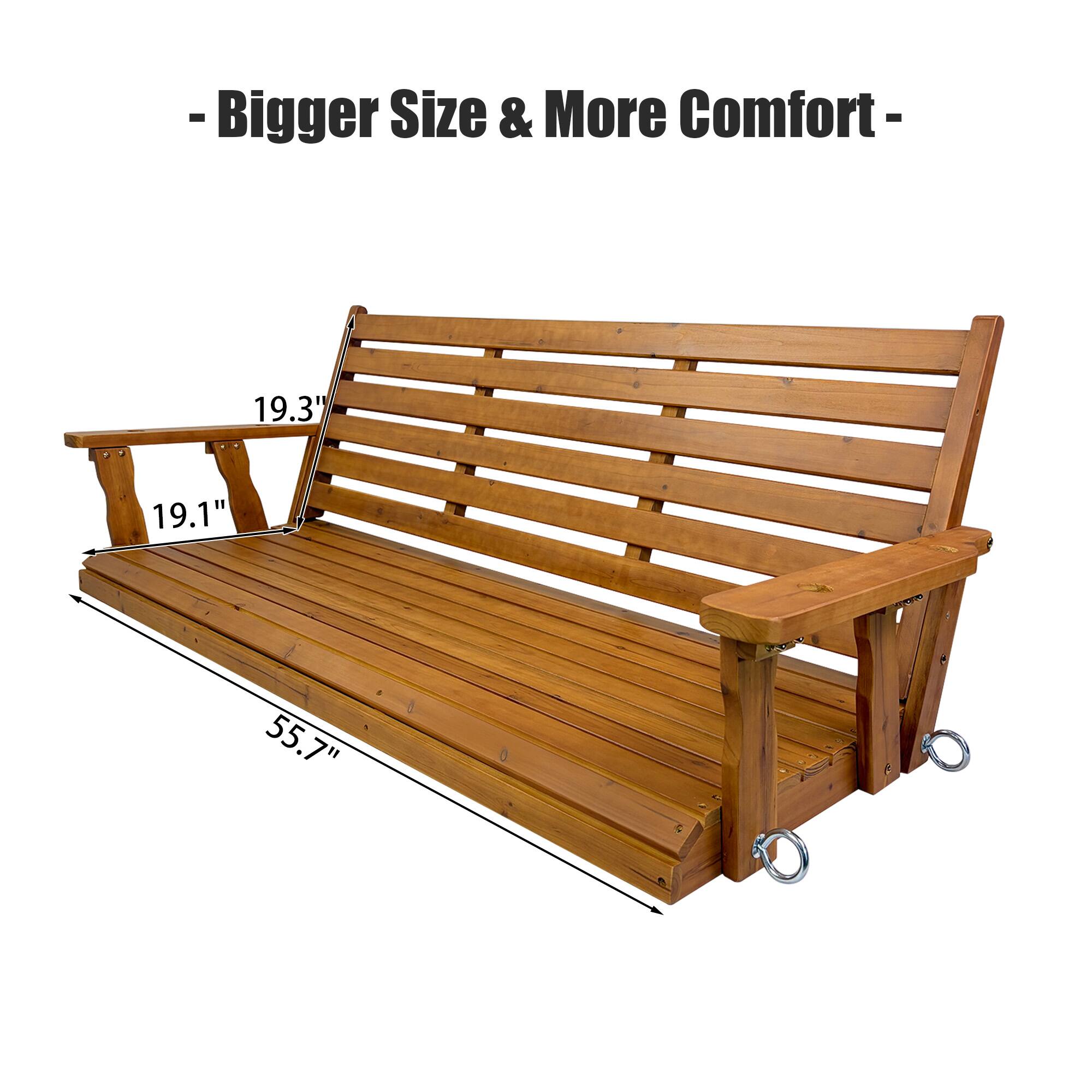 - Bigger Size & More Comfort -
19.3" 19.1" 55.7"