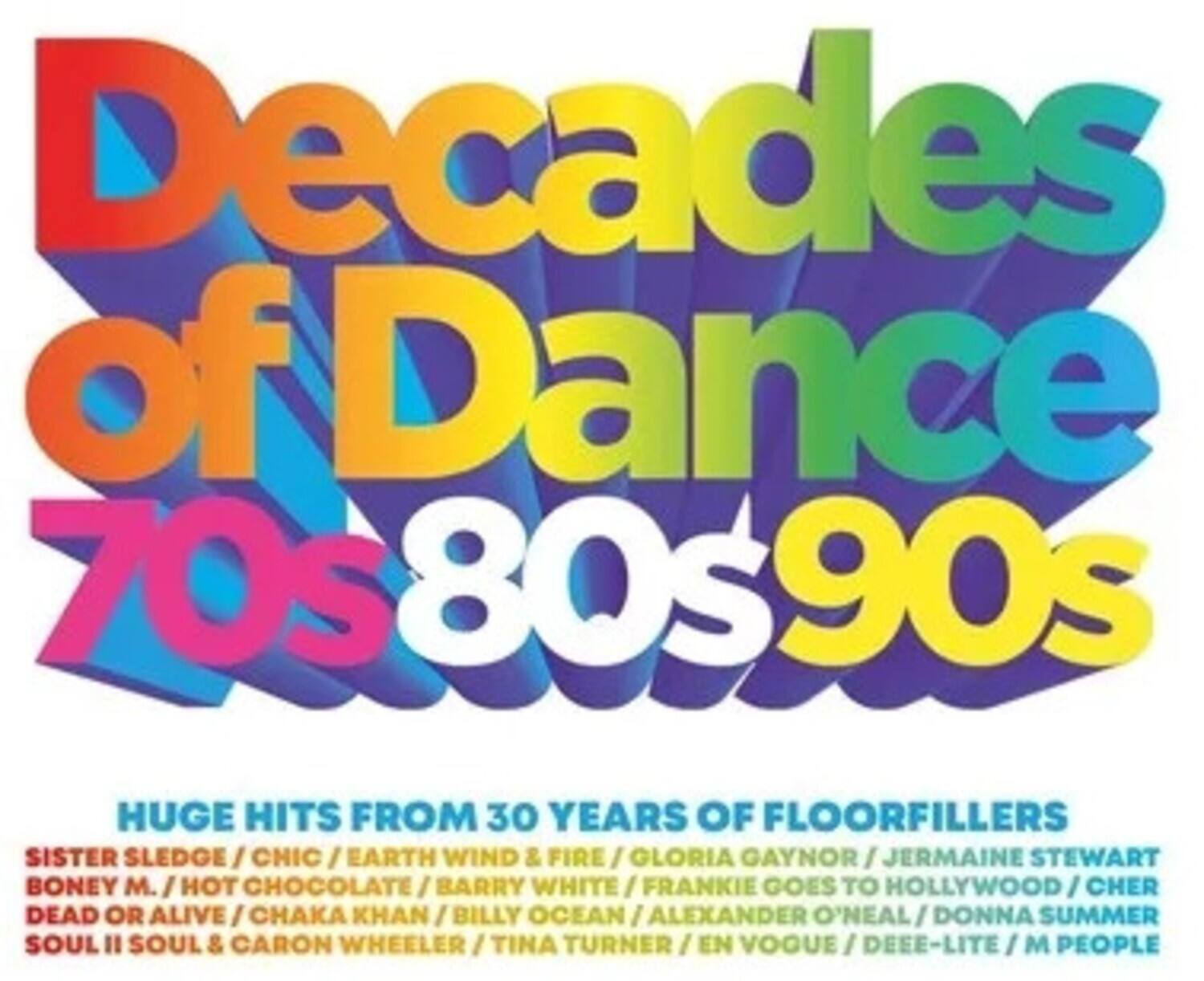 Various Artists - Decades Of Dance: 70s 80s 90s / Various   - COMPACT DISCS [CD]