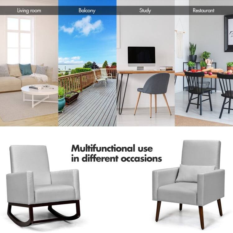 Living room  
Balcony  
Study  
Restaurant  

Multifunctional use in different occasions