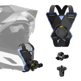 Neewer - Motorcycle Helmet Chin Mount Kit - with Magnetic Quick Release for GoPro, DJI & Insta360