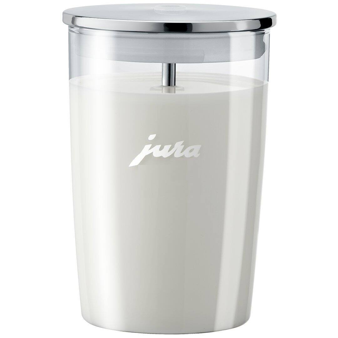 Angle. JURA - Jura Glass Milk Container (Pack of 4) - Clear.