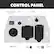 CONTROL PANEL
Economy Mode
Save on fuel
Reset
Parallel
ECO SWITCH
ON
OFF
OUTPUT OVERLOAD
LOW OIL
AC 120V 30A
AC 120V 20A
Main Switch
GX420N
INVERTER GENERATOR
30A
AC 120V
20A x2
AC 120V
Ground